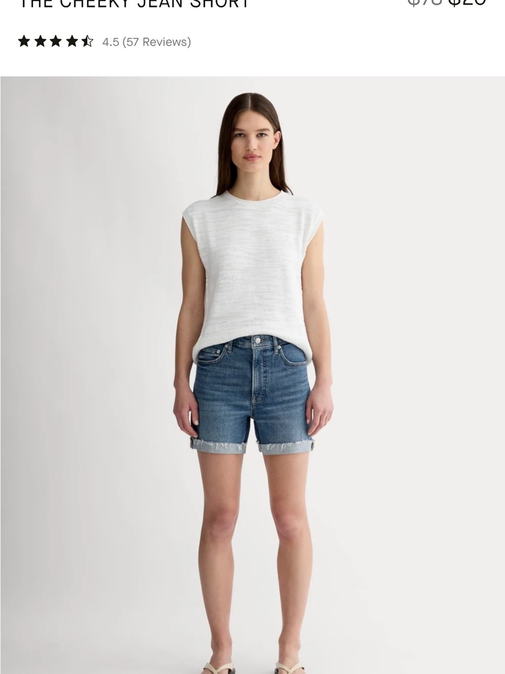 Everlane The Cheeky Jean Short